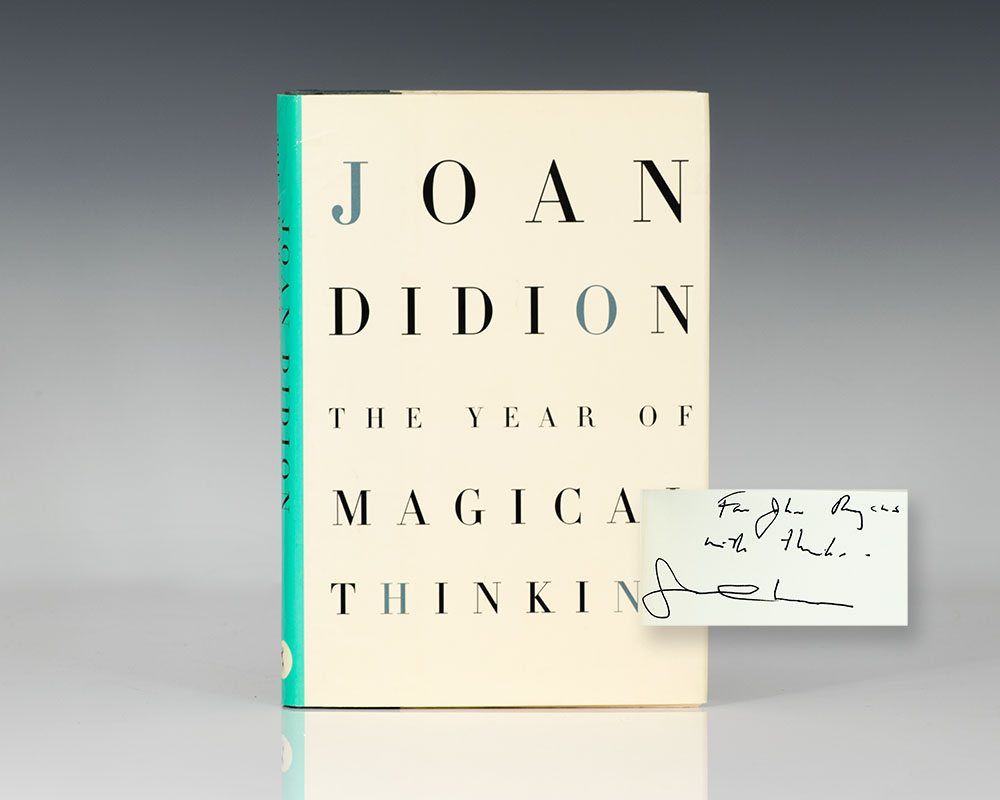Primera edición firmada de El año del pensamiento mágico de Joan Didion