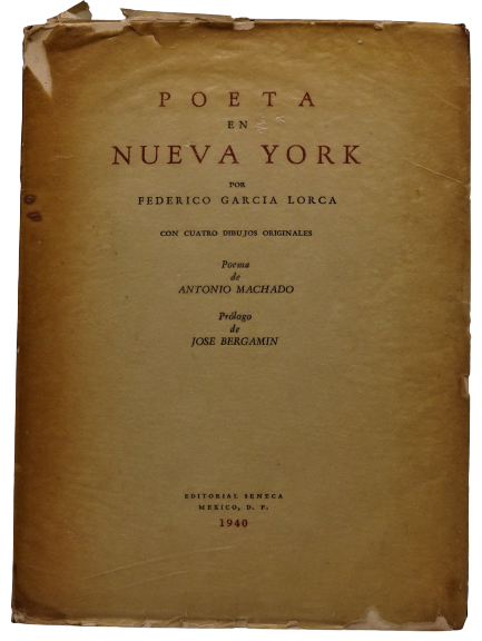 Primera edición de Poeta en Nueva York