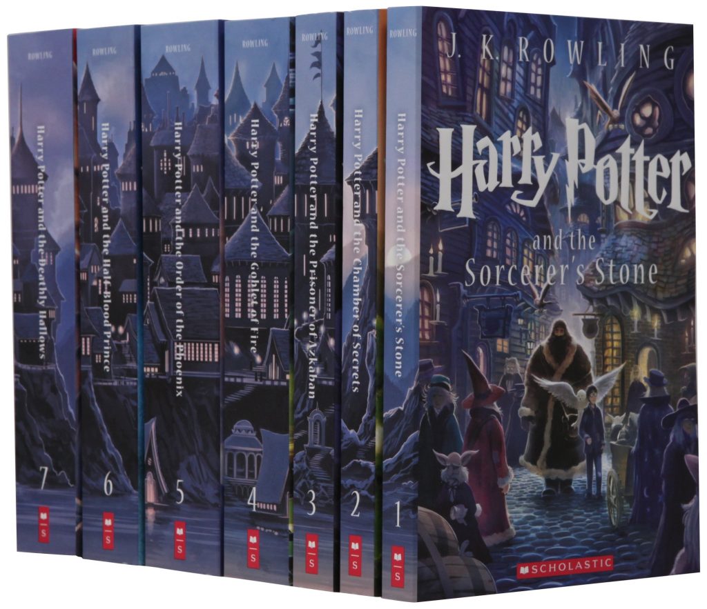 Set de libros de Harry Potter diseñados por Kazu Kibuishi