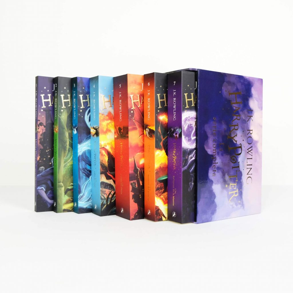 Estuche especial con todos los libros de Harry Potter
