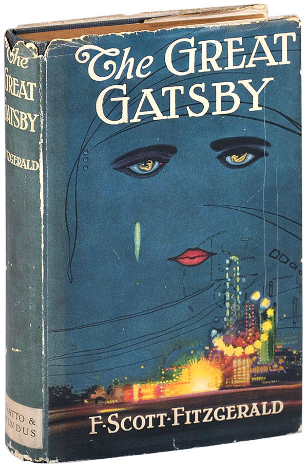 Portada de 'El gran Gatsby' diseñada por Francis Cugat. 