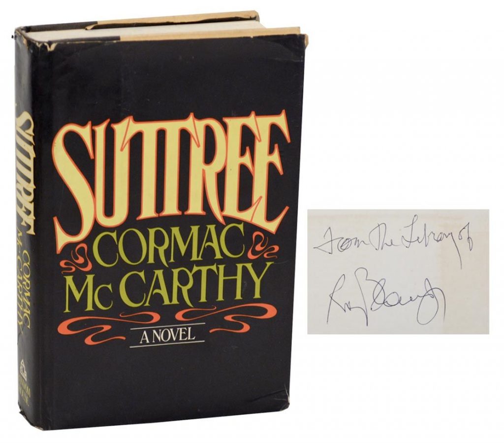 Primera edición de 'Sutree', de Cormac McCarthy