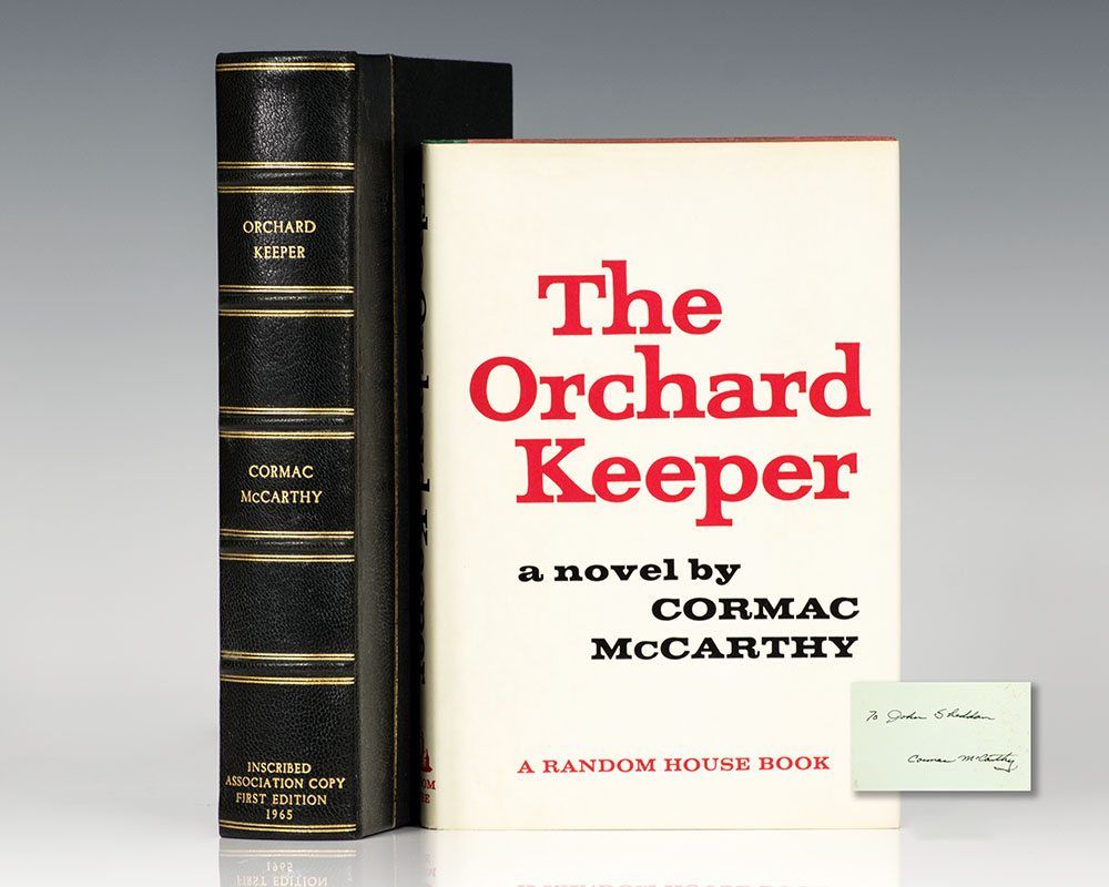 Primera edición firmada de El guardián del vergel de Cormac McCarthy