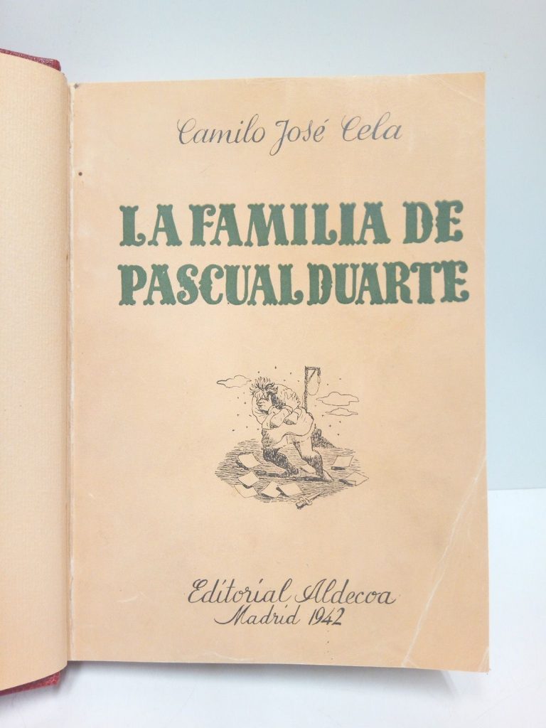 Primera edición de 'La familia de Pascual Duarte' 