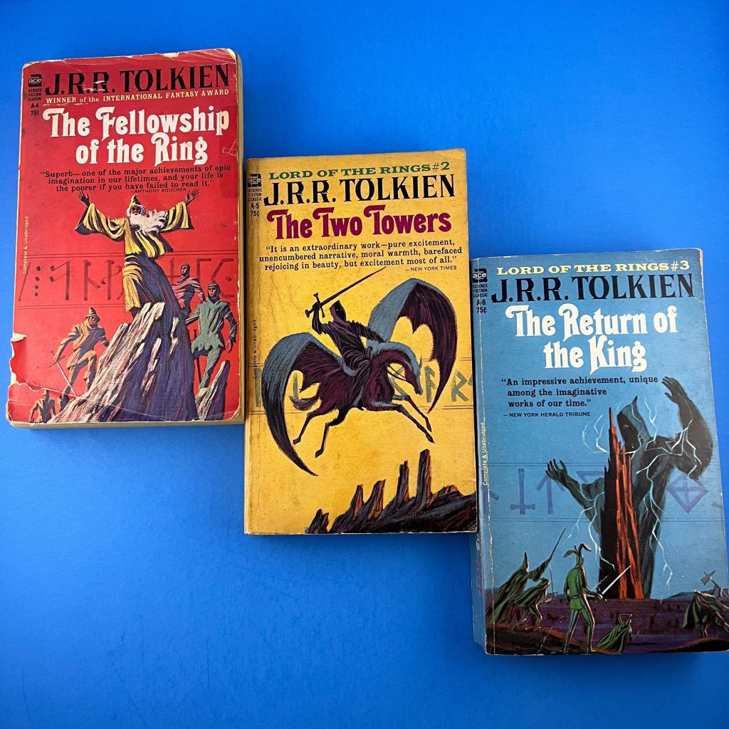 Ediciones pirata de 'El señor de los anillos' publicadas por ACE Books.